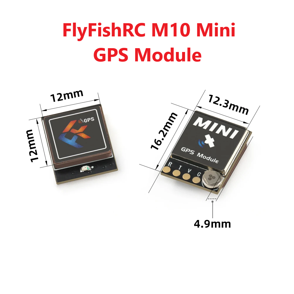 Drone Kit Long Range - FlyFishRC-M10 Mini Módulo GPS com Antena