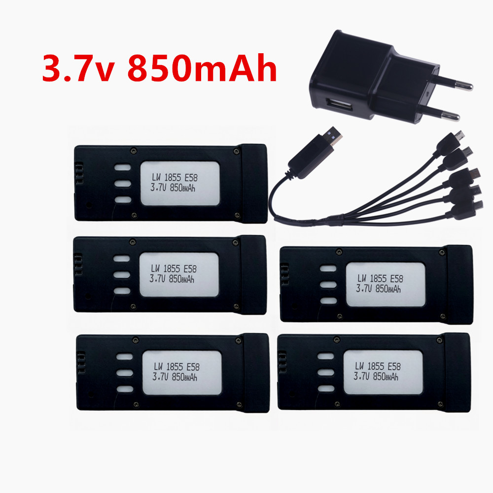 Eachine Drone E58 - Bateria de Lítio 3.7V 850mAh para