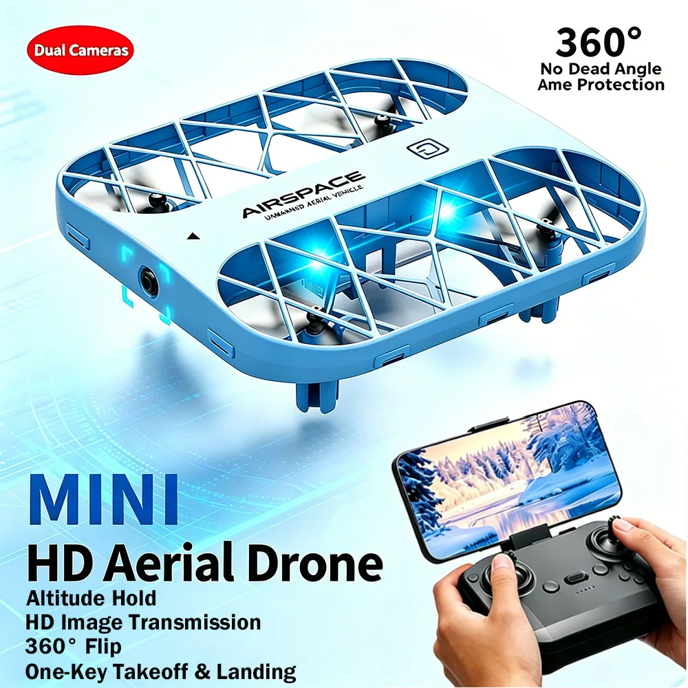 Drone Kit Beginner - Drone Mini Quadcopter RC HD JJRC