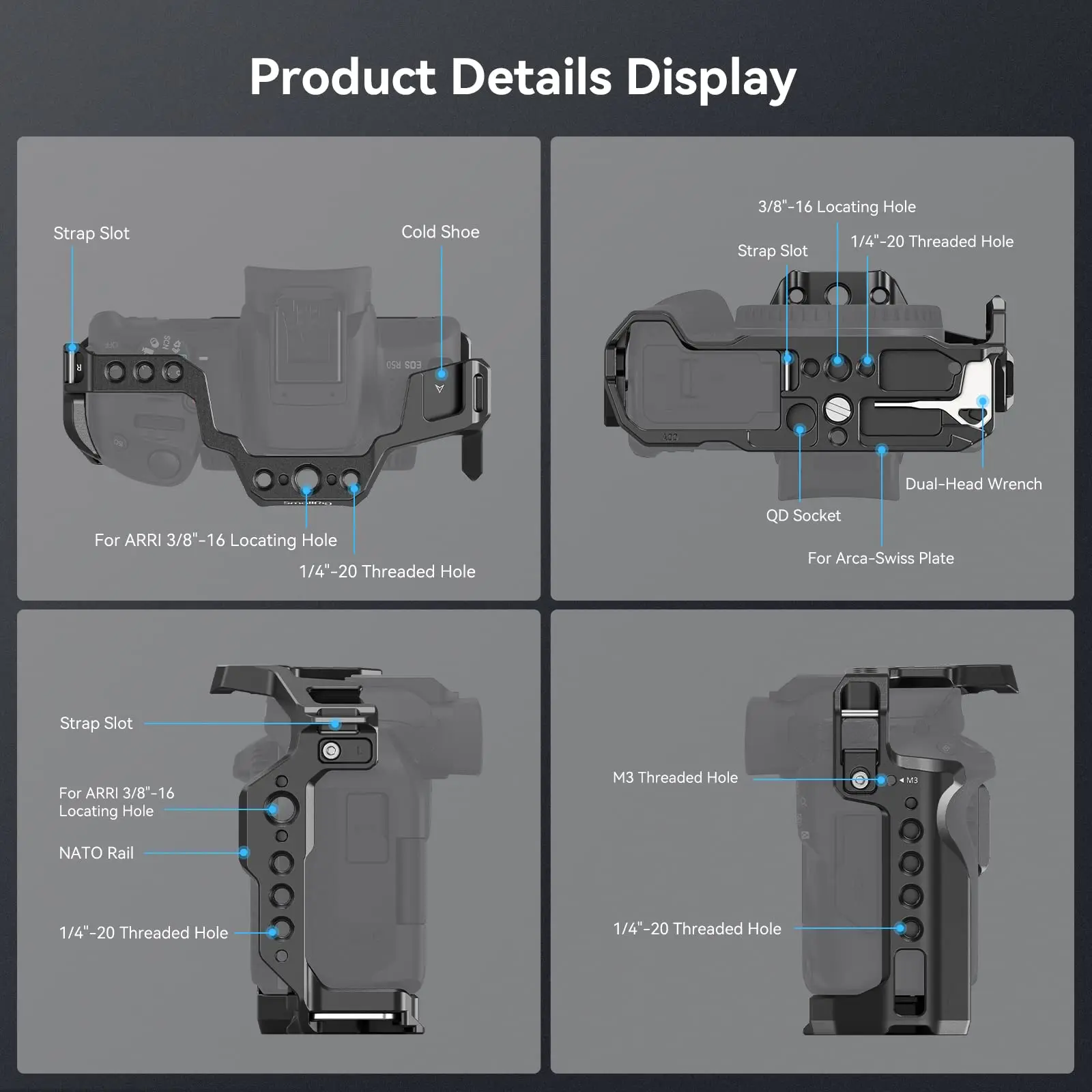 Gaiola SmallRig 4214 para Cano - Canon Camera Eos R50 avaliação e preço