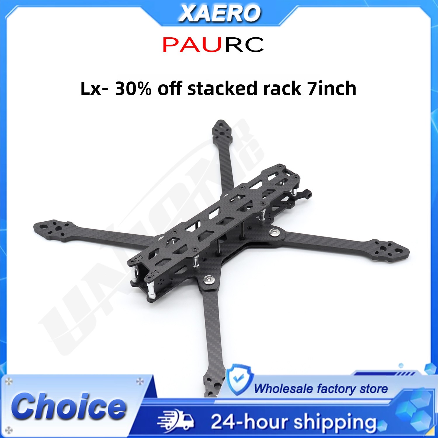 PAURC LX-7 Quadro FPV dobrável - Drone Kit Octocopter avaliação e preço